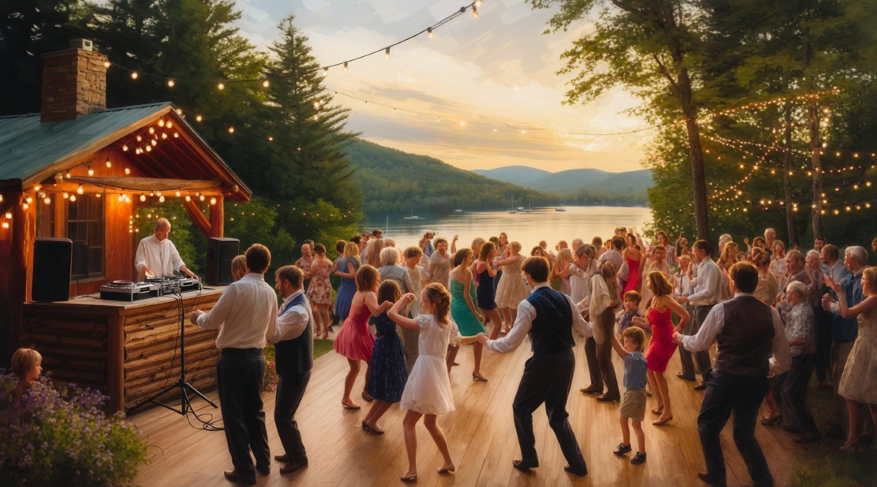 Wedding DJ at reception